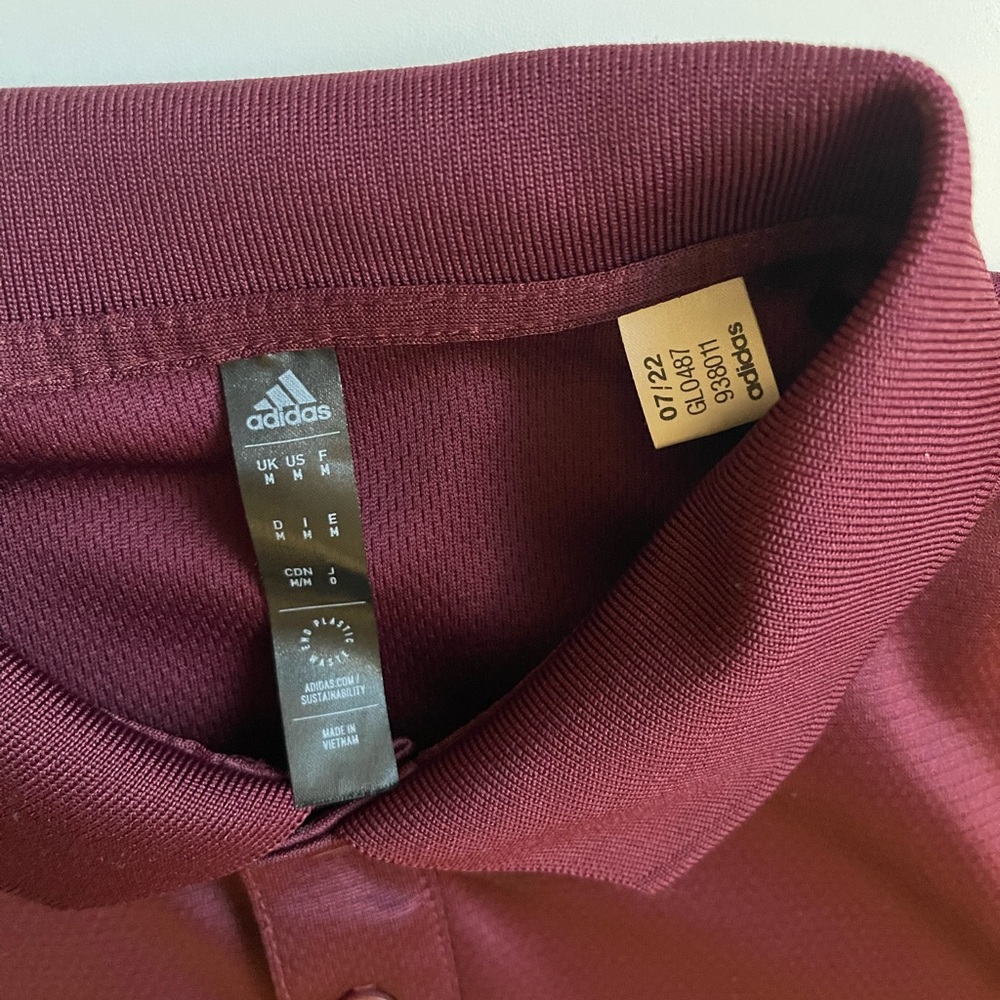 Adidas Polo - Jersey Fabric - Size Medium - Picture 9 of 10